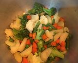 A picture of step 2 of Winter Vegetable Stir fry / Bhaaji.