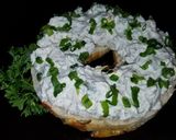 A picture of step 4 of Mike's Creamy Feta Bagel Cucumber Spread Or Dip.