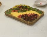 A picture of step 1 of No bake fruit tart.
