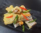 Foto langkah ke 4 dari resep Tuna rol bumbu kacang menu diet.
