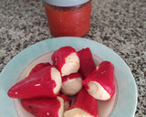 Foto del paso 1 de la receta: Pimientos rellenos brandada de bacalao con salsa de tomate