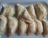 Hình bước làm 3 của món Bánh xếp nhân thịt (mul mandu)