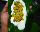 A picture of step 6 of Sushi styled fish enduri pitha with Date tomato chilli Jam.