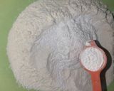 A picture of step 1 of Souffle pancakes (heart shaped).