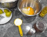 عکس مرحله 1 از دستور کیک گلابی درسته