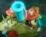 A picture of step 1 of Pudina Chutney.