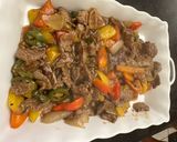 A picture of step 6 of Classic Chinese Pepper Steak.