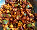 A picture of step 5 of Raw mango Achar.