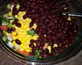 A picture of step 4 of Black Bean and Mango Salad.