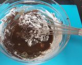 A picture of step 3 of Brownie cake.