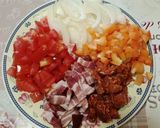 Tarhonyás lecsó 😋 recept fázis 1 fotója