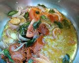 Gambar langkah 3 resipi Gulai ikan haruan.