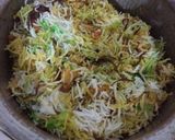 A picture of step 8 of Chicken dum biryani.