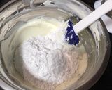 A picture of step 7 of Eggless: No-Bake & No-Gelatin Mango Cheesecake.
