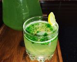 A picture of step 4 of Mint Lime Soda 🥤🥤.