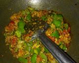 A picture of step 4 of Tomato capsicum sabji.