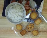 Foto langkah ke 1 dari resep My Leftover Pudding: Butter Cookies-Rice Pudding.