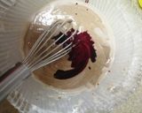 A picture of step 8 of Eggless Red Velvet Cake (without oven).
