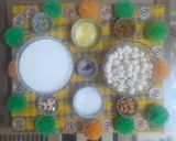 A picture of step 1 of મખાના ખીર.