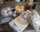 Foto del paso 1 de la receta: Cheesecake brownies con frambuesas