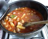 Foto del paso 7 de la receta: Guiso de arroz, papas y salchichas parrilleras