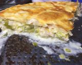 Foto del paso 7 de la receta: Tarta de puerros con crema de leche