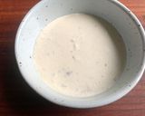 A picture of step 1 of Yoghurt Caesar Dressing.