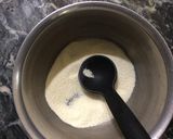 A picture of step 1 of Sooji kheer.