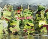 A picture of step 7 of Hariyali paneer tikka.