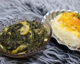 عکس مرحله 1 از دستور خورشت آلو اسفناج گیاهی🌱