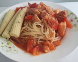 海鮮番茄義大利麵的食譜步驟11照片