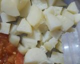A picture of step 3 of Potato Chaat.