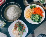 Hình bước làm 4 của món Miến trộn Hàn Quốc