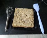 A picture of step 8 of Wheat Jaggery cake twist with sesame seed.