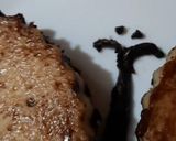 A picture of step 6 of Oreo butterfly cheese cake.
