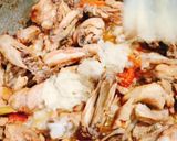 A picture of step 3 of Pakistani streetstyle Chicken Karahi/ Kadai Chicken.