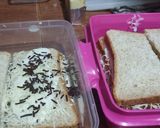 Foto langkah ke 2 dari resep Setup roti keju & coklat.