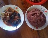 A picture of step 6 of Brown Ugali (Millet and Cassava Ugali).