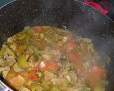 A picture of step 3 of Iranian celery stew 👌.
