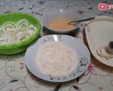 Foto langkah ke 4 dari resep Onion Rings (Bawang Bombay Crispy).