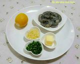 Hình bước làm 1 của món Tôm sốt bơ tỏi chanh 레몬 새우 마늘 버터 소스