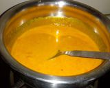 A picture of step 2 of Orange rasmalai.