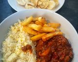 A picture of step 8 of Chilli con carne & sides feed 4 for under £5.