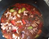 Foto langkah ke 4 dari resep Cumi Basah Saos Tiram Asam Manis.