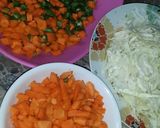 A picture of step 1 of Veggies pie.