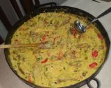 Foto del paso 4 de la receta: Chow Fan salteado de cerdo, ternera y pollo al roquefort al Disco