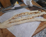 Foto del paso 6 de la receta: Trenza de hojaldre con crema y manzana