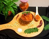A picture of step 4 of Sambhar powder masala (South Indian recipe).