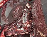 Gambar langkah 3 resipi Gluten-free Eggless Beetroot Chocolate Cake.