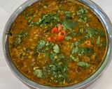 A picture of step 3 of Hariyali moong.